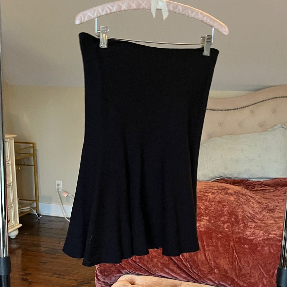 Double Zero Classic Black A-Line Skirt